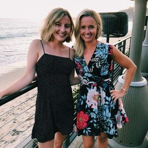 Planet Blue Tie Back Mini Dress